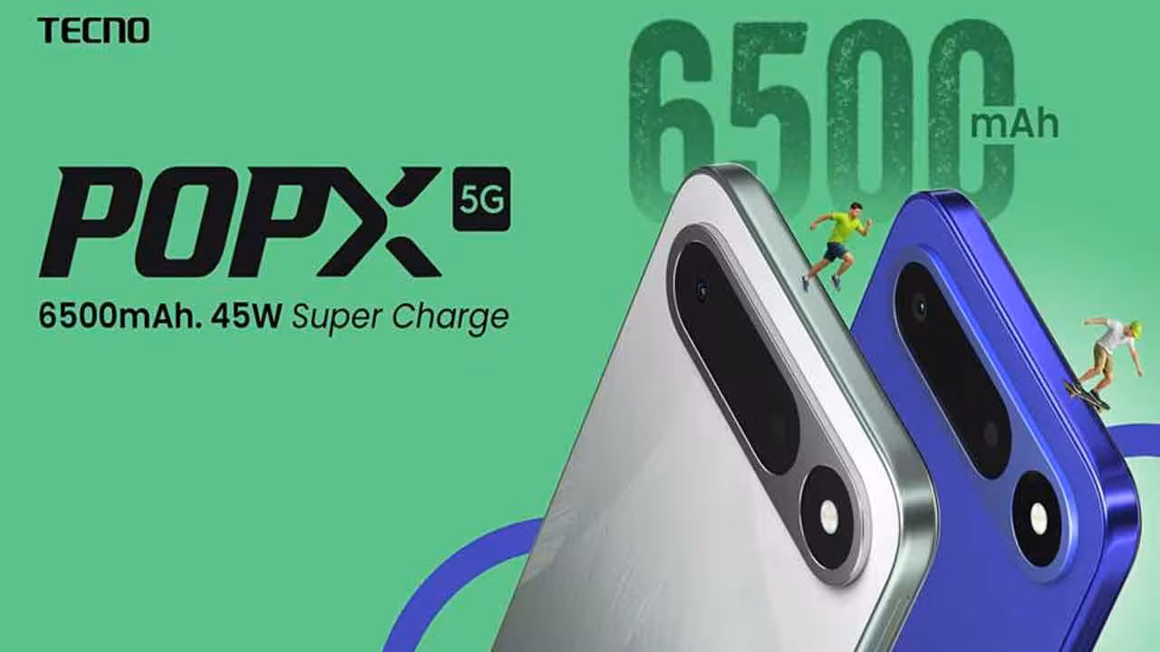 TECNO POP X 5G | భారీ బ్యాటరీ, డస్ట్, వాటర్ రెసిస్టెన్స్తో వచ్చిన టెక్నో కొత్త స్మార్ట్ ఫోన్.. తక్కువ ధరకే లాంచ్..