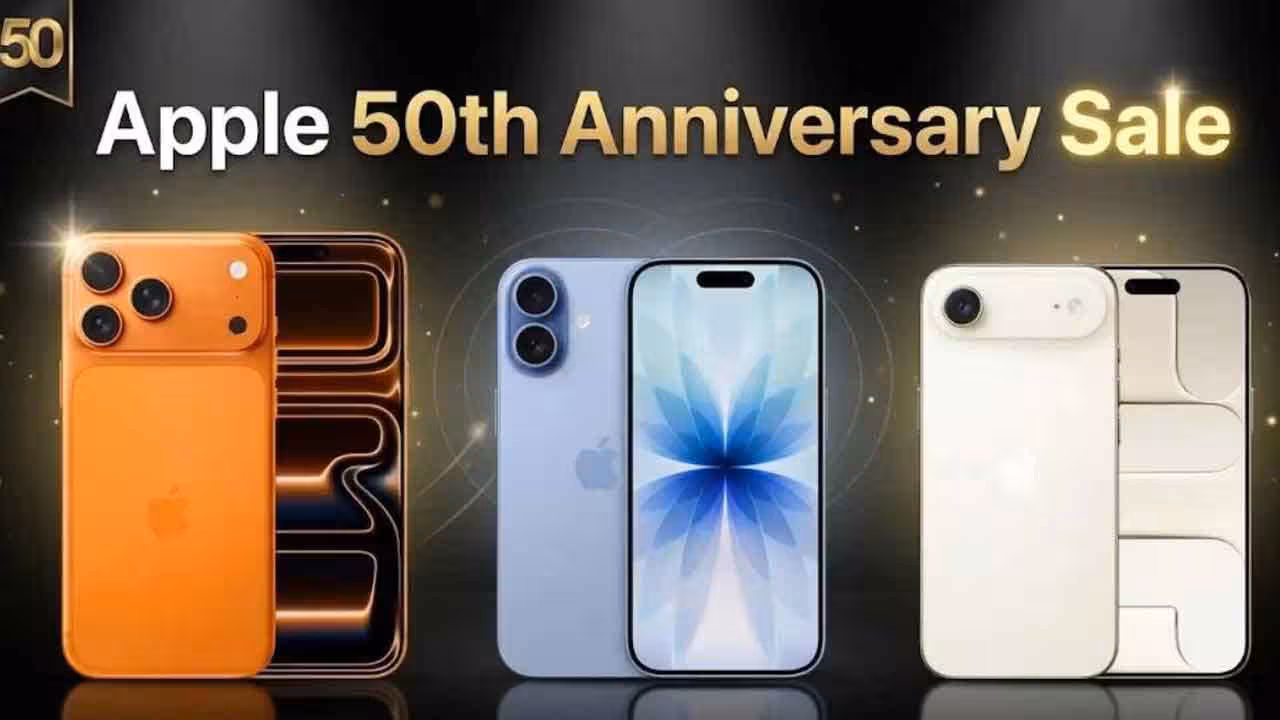 Apple | 50 ఏళ్లు పూర్తి చేసుకున్న యాపిల్.. ప్రొడక్ట్స్ పై భారీ డిస్కౌంట్లు..