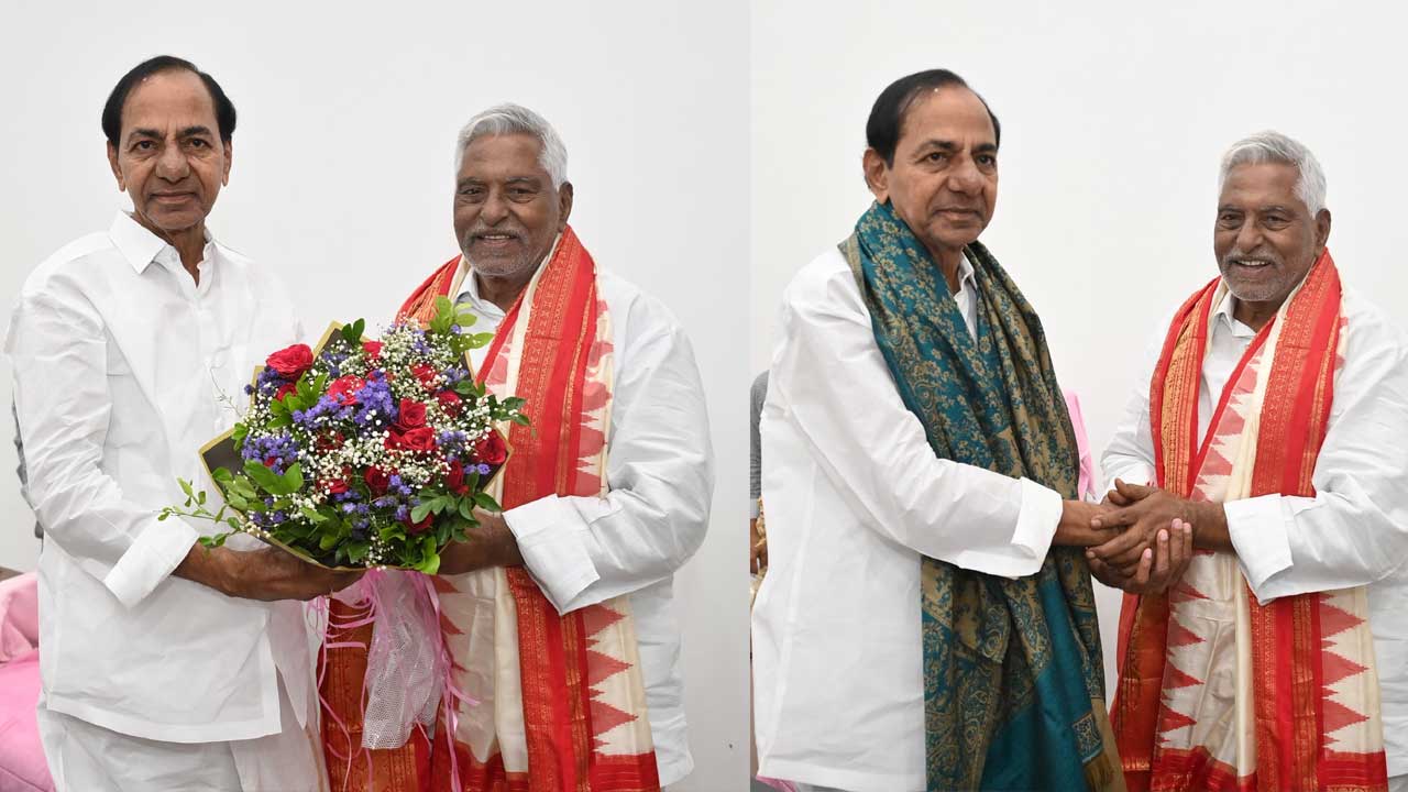 Jeevan Reddy with KCR | అన్నా.. నన్ను దేవుడే పంపిండు.. కేసీఆర్‌తో జీవ ...