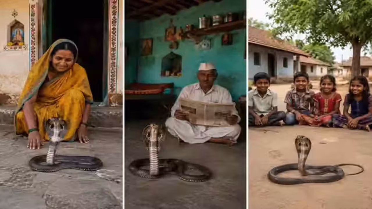 Snake Village of India | షెట్ఫల్ @ స్నేక్ విలేజ్ ఆఫ్ ఇండియా.. నాగుపాములతో గ్రామస్తుల సహజీవనం..!