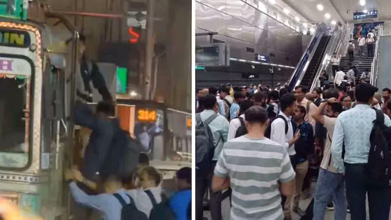 Bengaluru Metro | నిలిచిన మెట్రో రైళ్లు.. లారీలు, ట్రక్కులు ఎక్కిన టెకీలు