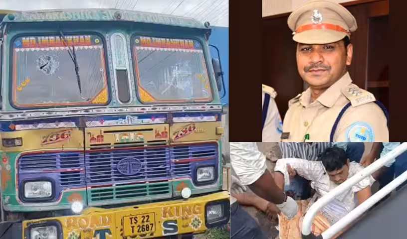 DTO | వాహనాలు తనిఖీ చేస్తుండగా డీటీవోపైకి దూసుకెళ్లిన లారీ..