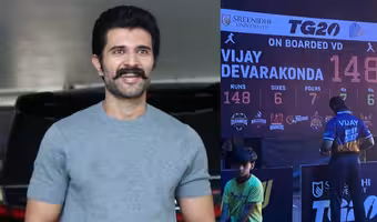 Vijay Deverakonda | క్రికెటర్గా మారిన విజయ్ దేవరకొండ - డెబ్యూ మ్యాచ్లోనే సెంచరీ - సిక్సర్లు, ఫోర్లతో వీరవిహారం