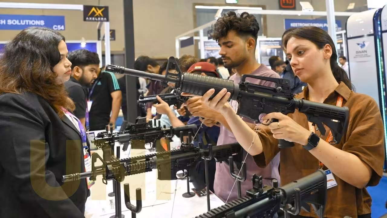 International Police Expo 2026 | ఢిల్లీలో కొలువుదీరిన ఏఐ గన్స్ : ఆకట్టుకుంటున్న ‘ఇంటర్నేషనల్ పోలీస్ ఎక్స్పో 2026’