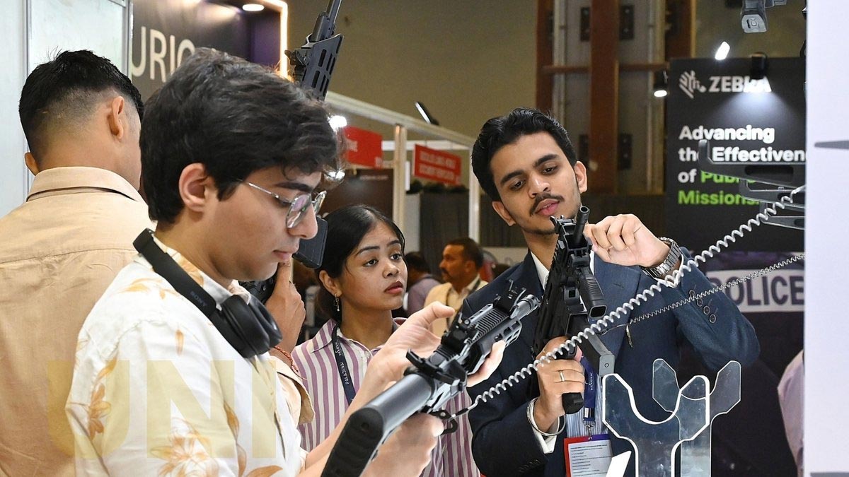 AI Weapons and Drones at International Police Expo 2026 Delhi
