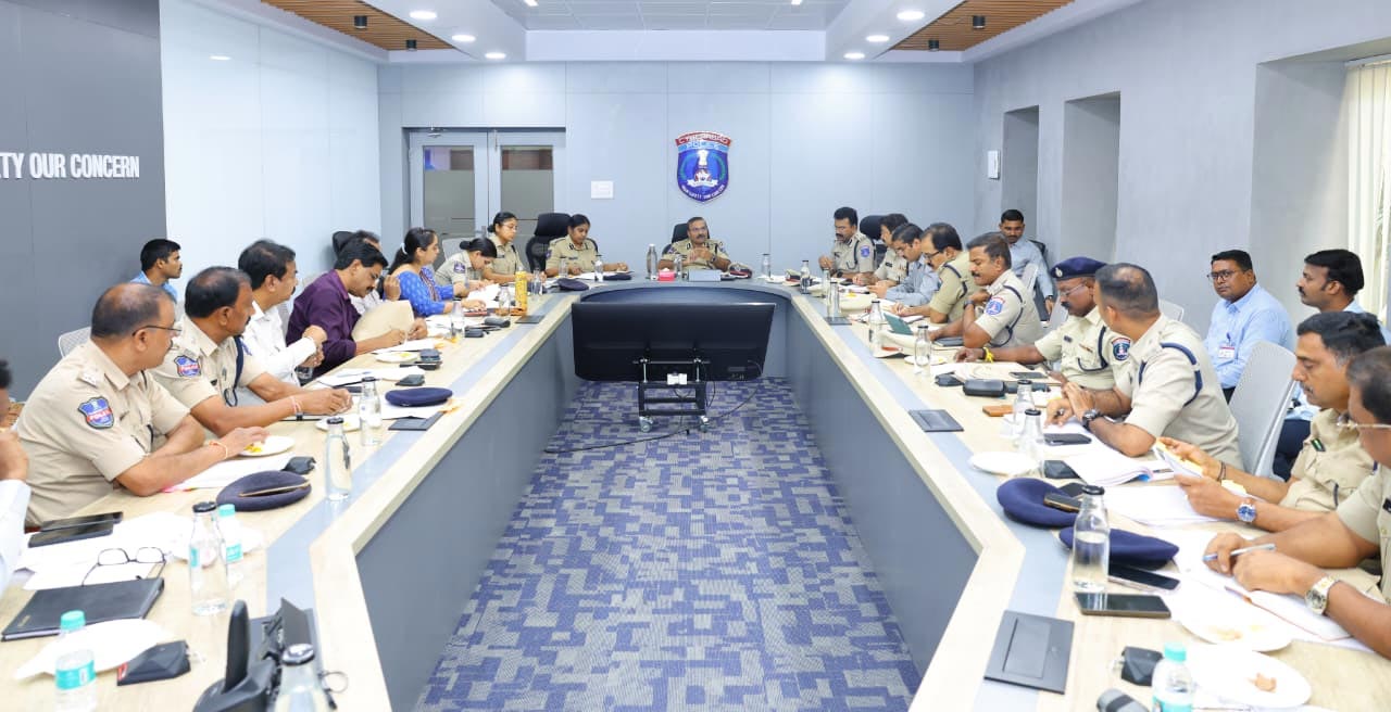 Cyberabad CP M Ramesh Holds Crime Review Meeting Focus on Women Safety and Pending Cases