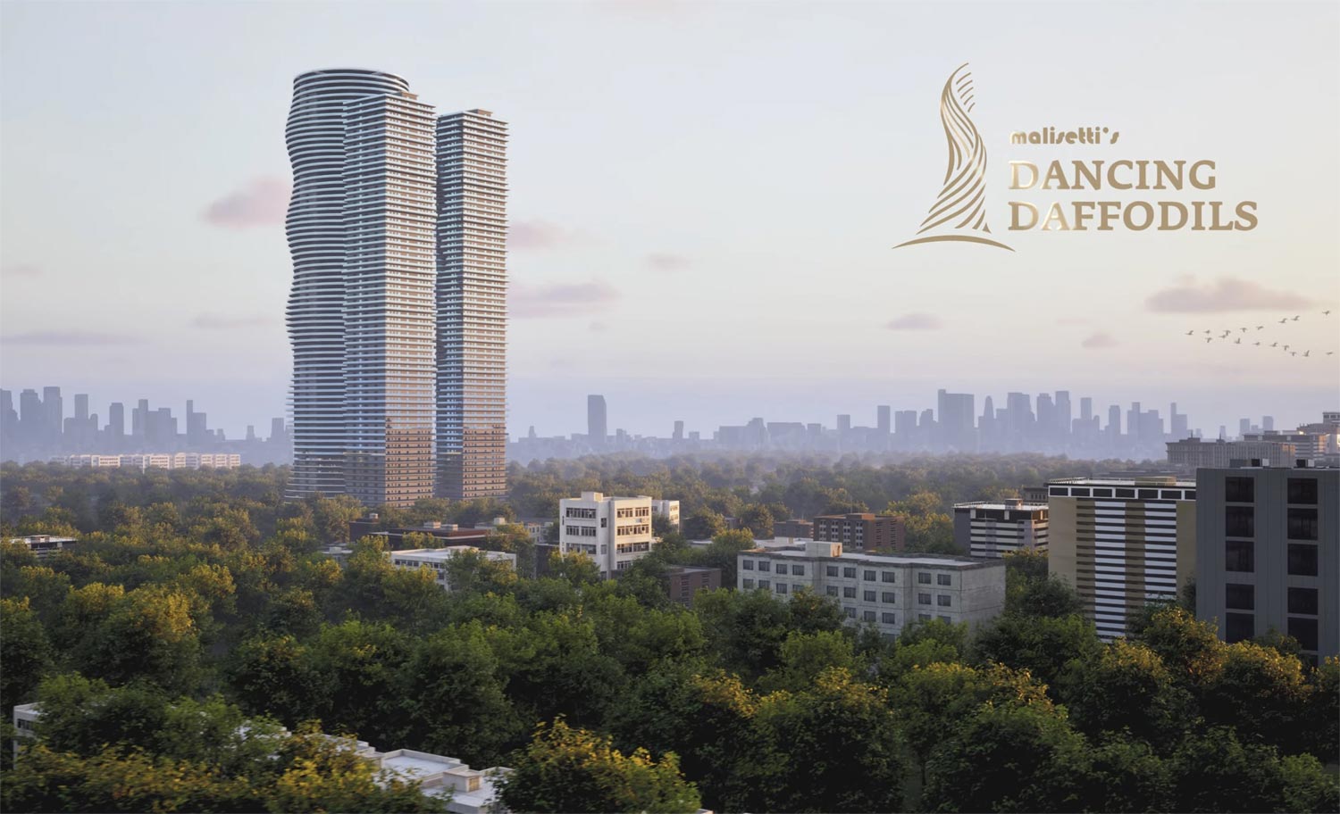 Malisetti's Dancing Daffodils 72-Floor Skyscraper in Ghatkesar