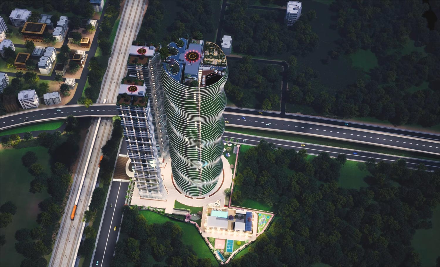 Malisetti's Dancing Daffodils 72-Floor Skyscraper in Ghatkesar