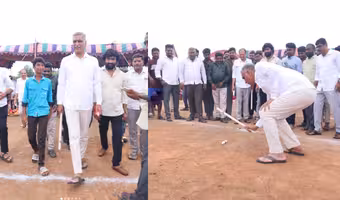 Harish Rao | చిర్ర గోనె ఆడిన హ‌రీశ్‌రావు.. ఫొటోలు వైర‌ల్