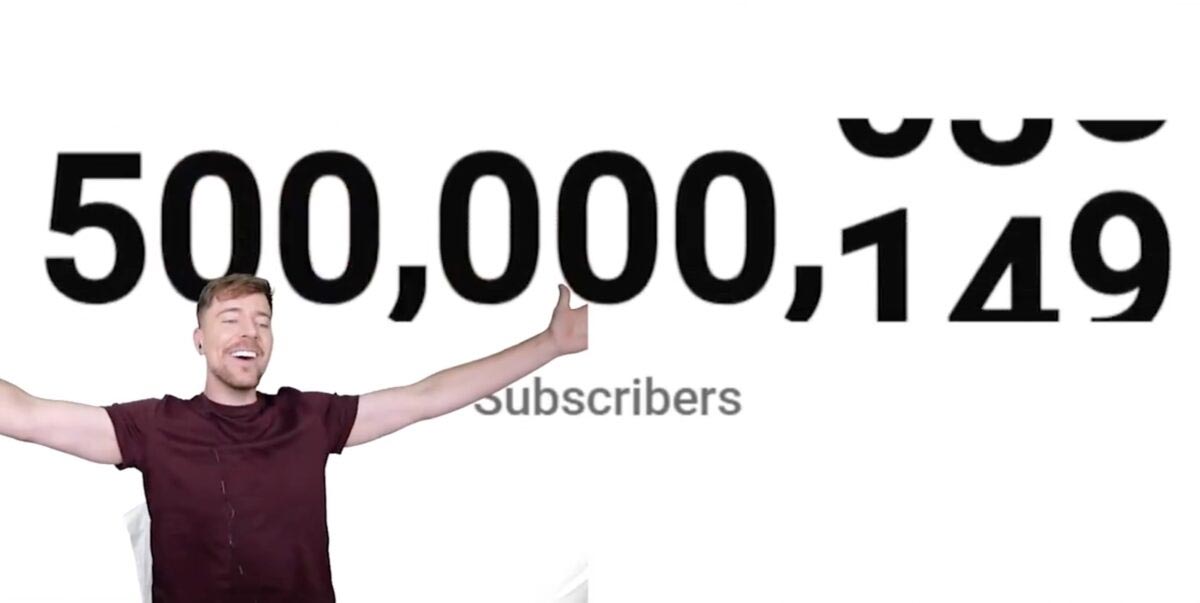 MrBeast Makes History First YouTuber to Hit 500 Million Subscribers