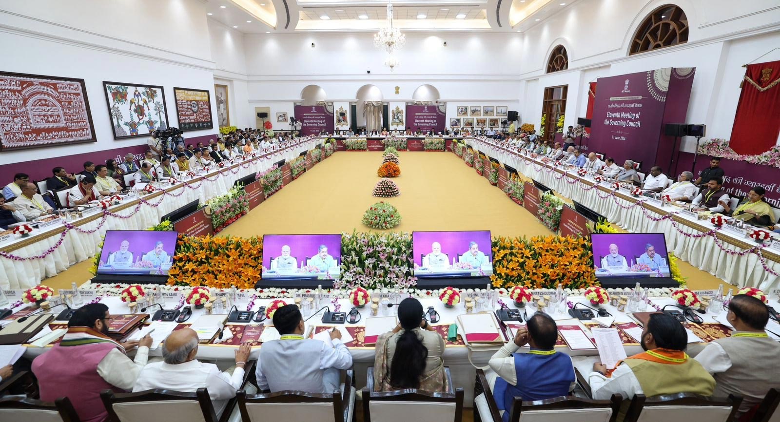 PM Modi at NITI Aayog: India Moving Ahead Despite Global Crisis