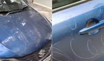 Bengaluru Car Vandalism | కారు పార్క్ చేశాడని రాళ్లతో గీసేశారు.. బానెట్పై ‘నో పార్కింగ్’ అని చెక్కిన ఇంటి ఓనర్లు!