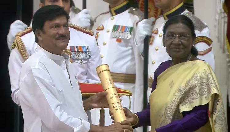 Padma Awards 2026 Padma Shri for Telugu Actors Rajendra Prasad Murali Mohan Mammootty gets Padma Bhushan