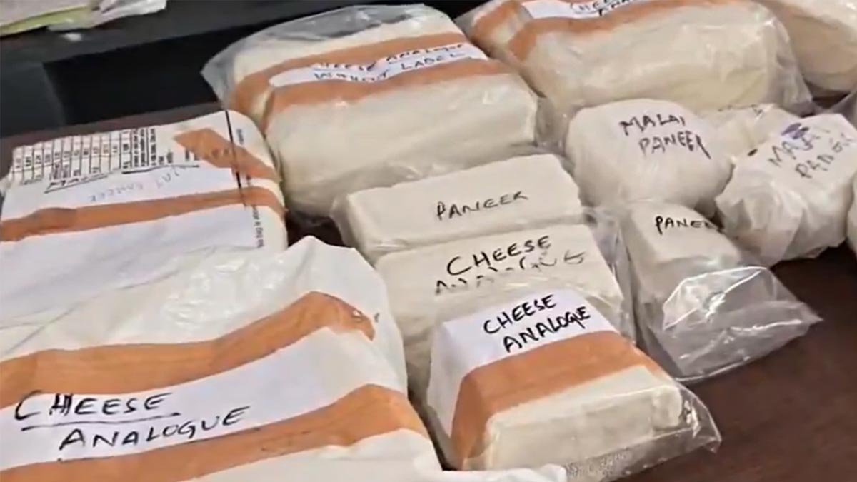 Massive Fake Paneer Racket Busted in Hyderabad 825 Kg Seized