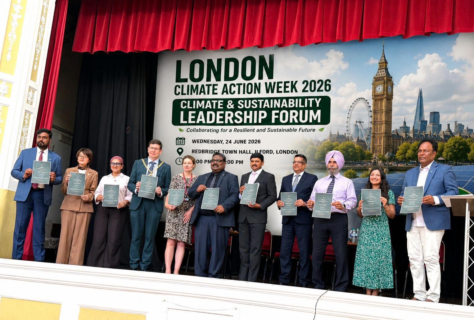 Green India Challenge Goes Global Santosh Kumar Shines in London
