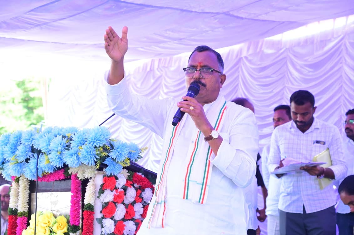 Minister Seethakka Lays Foundation for Rs 20 Cr Bridge in Nagarkurnool