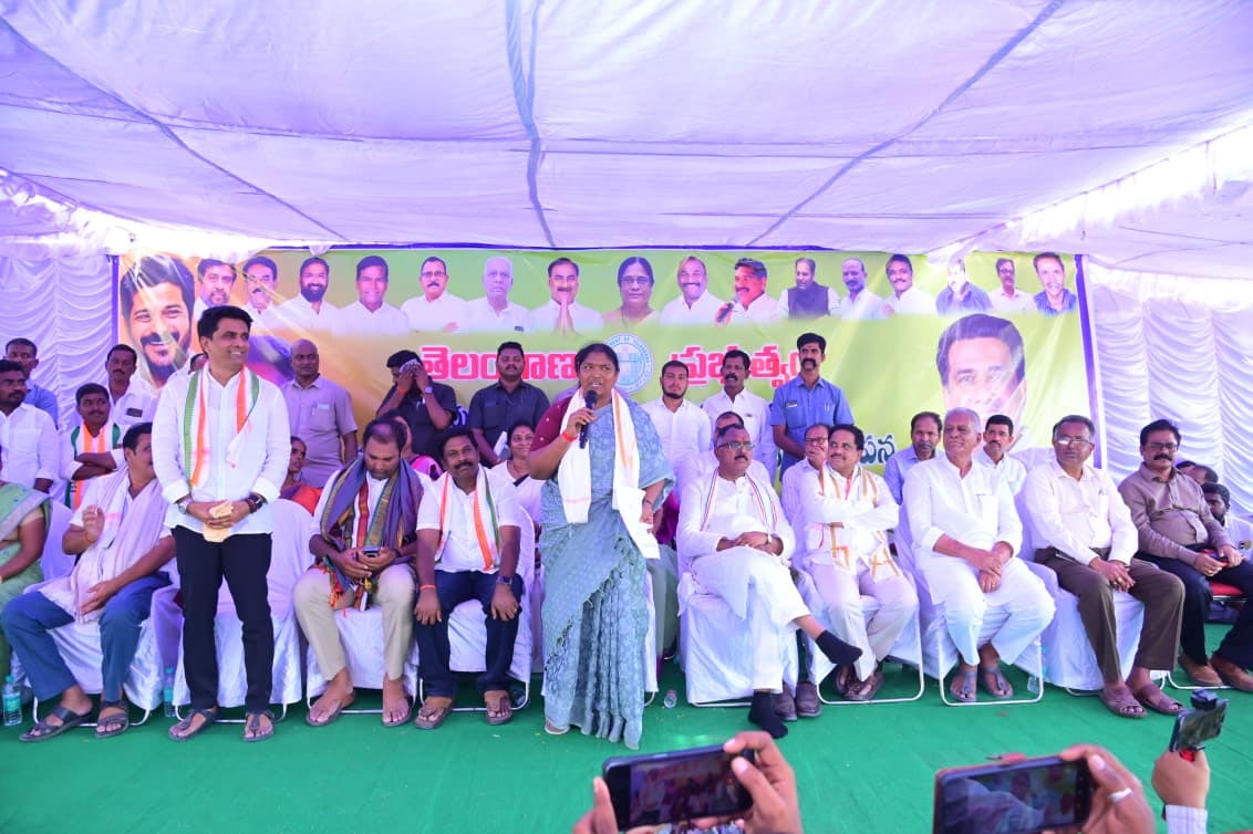 Minister Seethakka Lays Foundation for Rs 20 Cr Bridge in Nagarkurnool