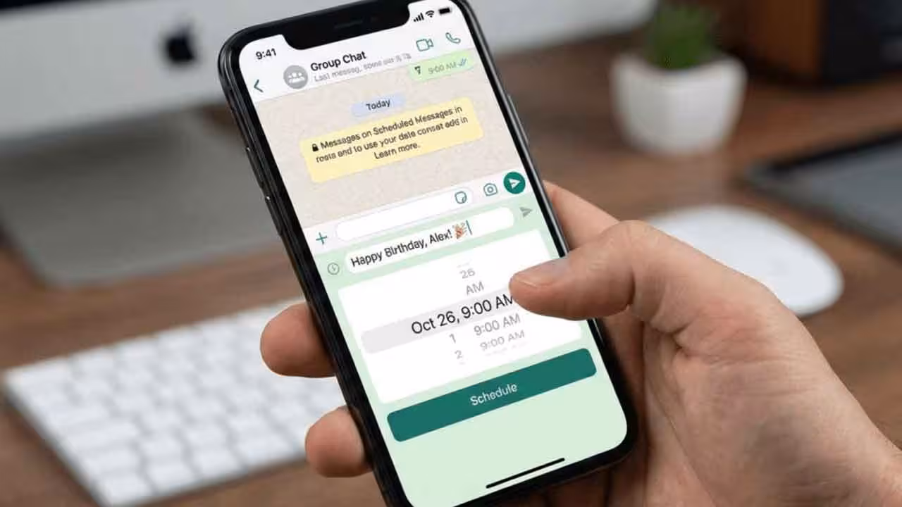 WhatsApp | వాట్సాప్లో షెడ్యూల్డ్ మెసేజ్లు.. ఐఫోన్ యూజర్లకు కొత్త ఫీచర్..