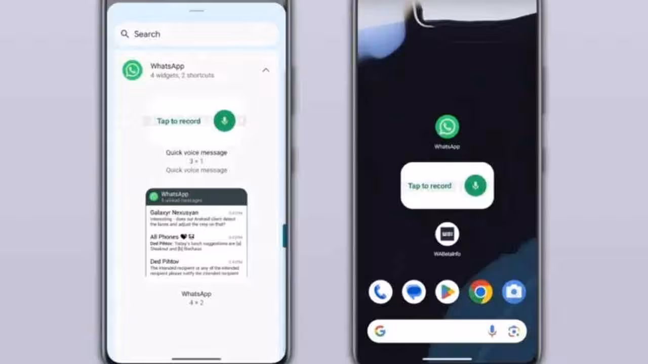 WhatsApp | వాట్సాప్లో కొత్త వాయిస్ నోట్ విడ్జెట్.. యాప్ ఓపెన్ చేయకుండానే మెసేజ్ పంపే అవకాశం..