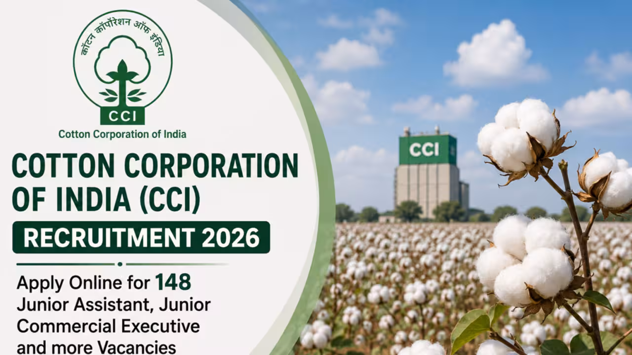 CCI recruitment | కాటన్ కార్పొరేషన్ ఆఫ్ ఇండియా రిక్రూట్మెంట్.. జూనియర్ అసిస్టెంట్, మేనేజ్మెంట్ ట్రైనీ పోస్టులు..