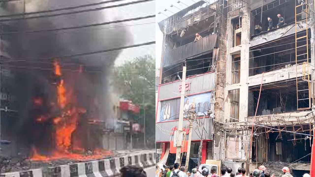 Delhi Fire | భారీ అగ్నిప్రమాదం.. కాలిబూడిదైన ఎలక్ట్రానిక్ వస్తువులు.. రూ.లక్షల్లో నష్టం..!