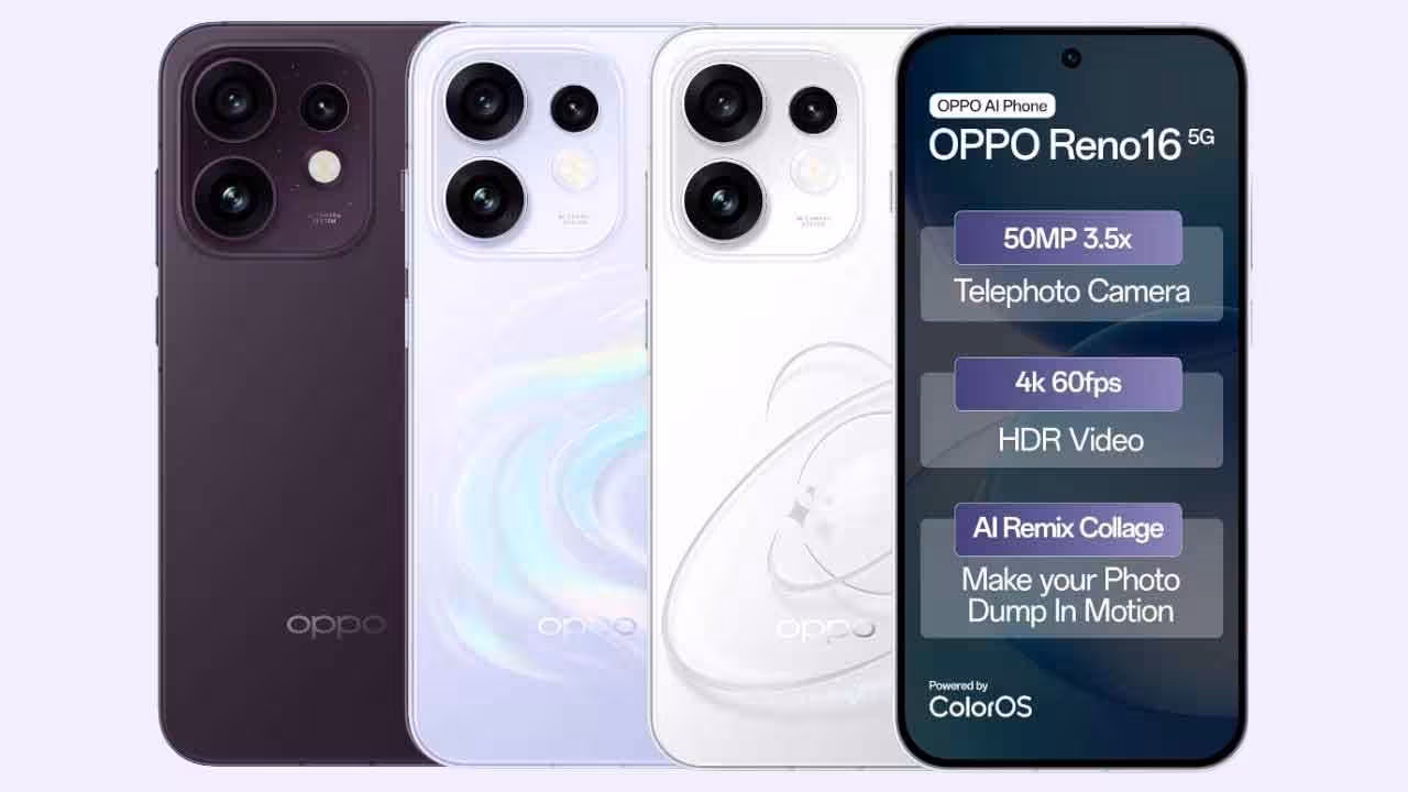 OPPO Reno16 | ఓప్పో రెనో16 సిరీస్ వచ్చేసింది.. 3డీ డిజైన్, భారీ బ్యాటరీ, ఏఐ ఫీచర్లతో ఆకట్టుకుంటున్న ఫోన్లు..