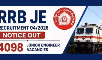 RRB JE Recruitment | రైల్వేలో జూనియర్ ఇంజినీర్ ఉద్యోగాలు.. 4వేలకుపైగా పోస్టులకు ఆర్ఆర్బీ నోటిఫికేషన్