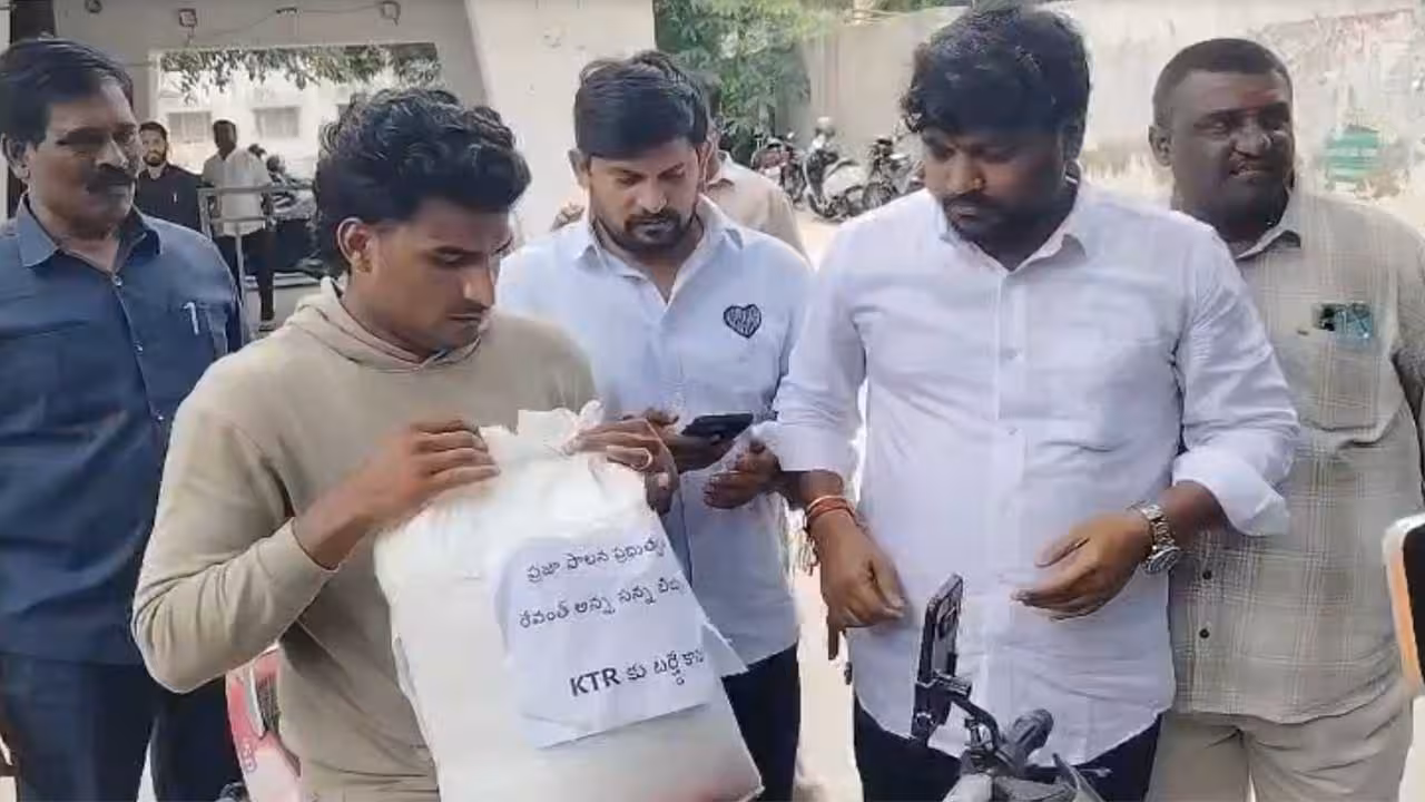 Mettu Sai Kumar | కేటీఆర్.. ఇగో సన్న బియ్యం.. మీ పుట్టినరోజు కానుకగా సర్కార్ పంపింది