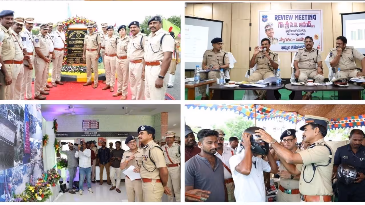 DGP Anand | గంజాయి ఎక్కువ సీజ్ చేసిన జిల్లాల్లో ఖమ్మం ఒకటి.. రవాణాకు ఇదే ప్రవేశమార్గంలా ఉంది: డీజీపీ సీవీ ఆనంద్
