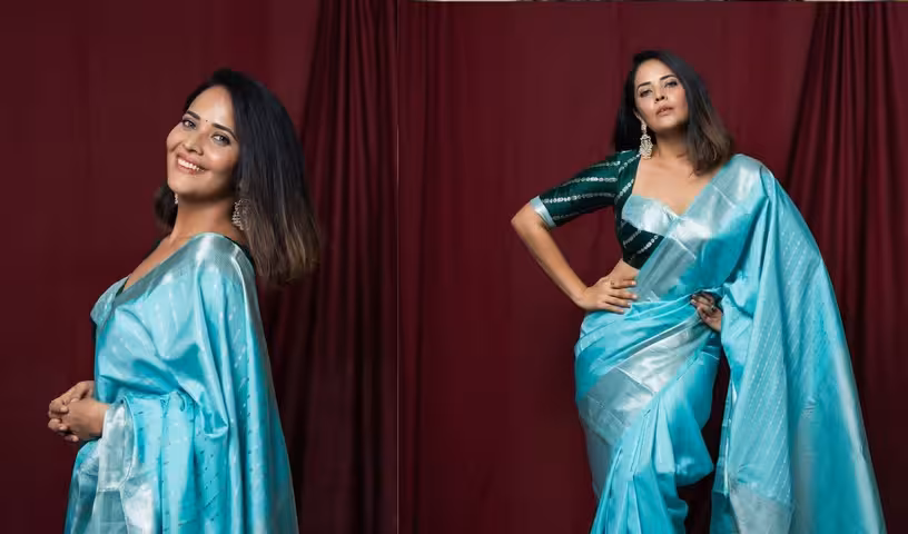 Anasuya | చీరలో రంగమ్మత్త అందాలు అదరహో