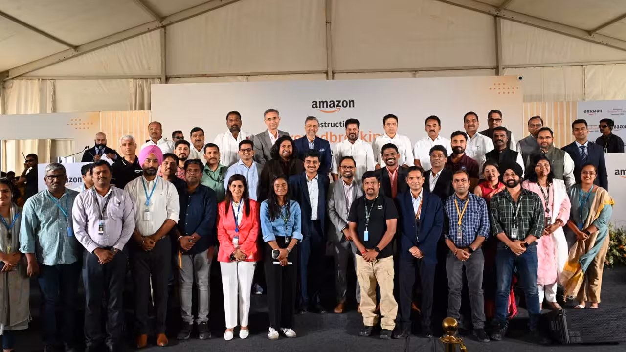 CM Revanth Reddy Lays Foundation for AWS Data Centre in Hyderabad