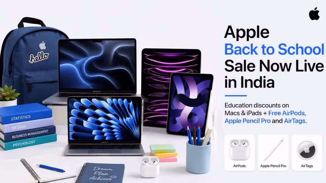 Apple Back to School 2026 | యాపిల్ బ్యాక్ టు స్కూల్ ఆఫర్.. మాక్ కొంటే ఉచిత ఎయిర్పాడ్స్..