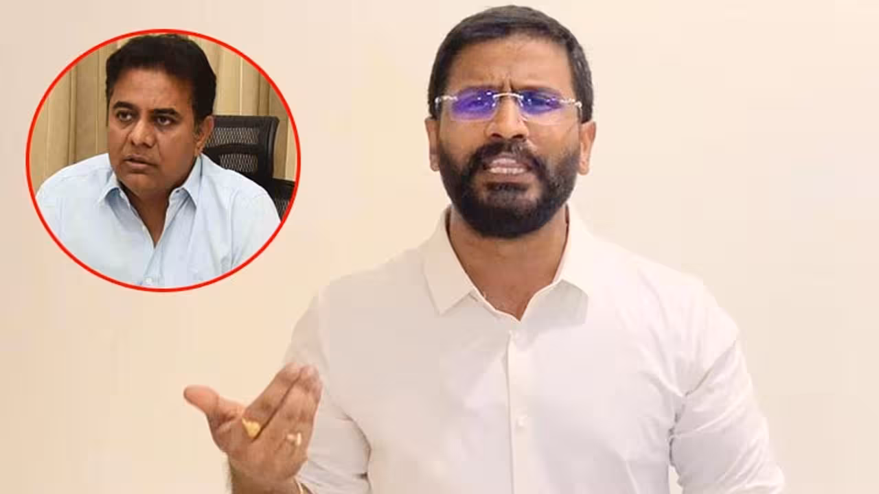 KTR vs Balmoori Venkat | కేటీఆర్ వన్నీ ‘మచ్చర్ పహిల్వాన్’ మాటలే.. అయ్య పేరుతో వచ్చిన నీకు సీఎంతో చర్చించే స్థాయి లేదు: బల్మూరి వెంకట్ ఫైర్