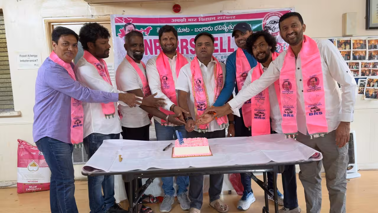 NRI BRS UK Celebrates Former Minister Jagadish Reddy's Birthday in London