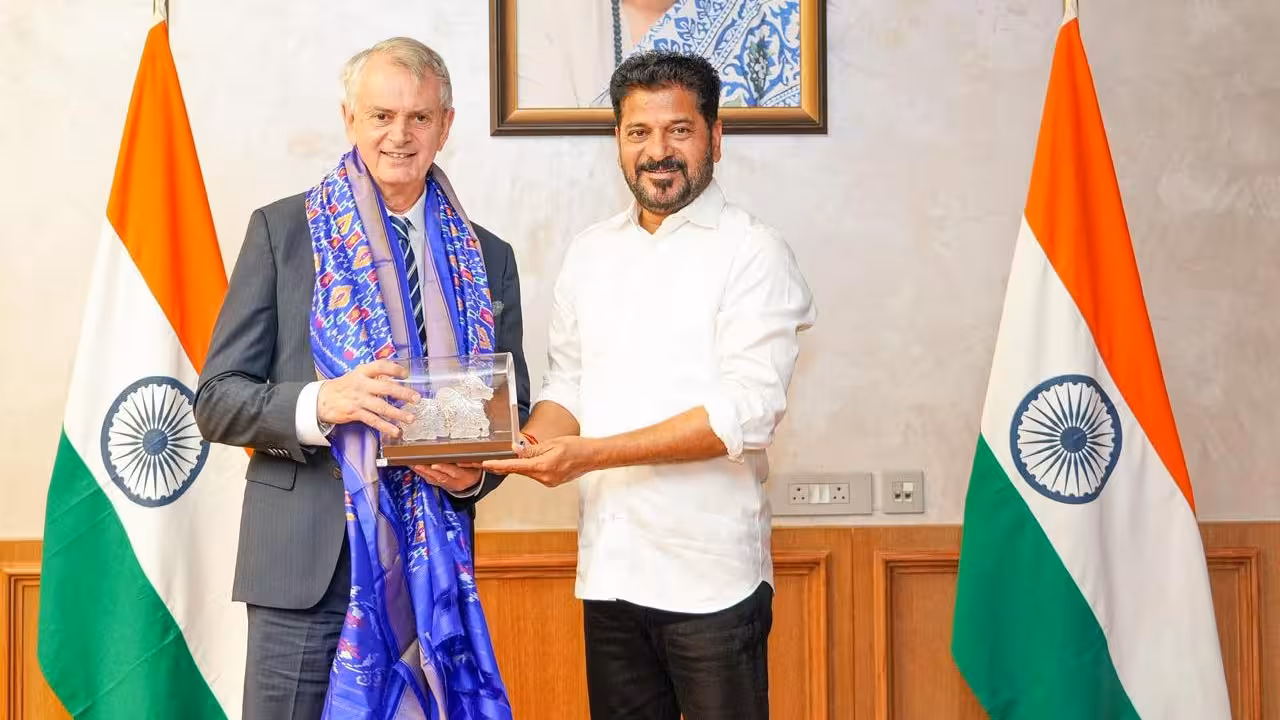 CM Revanth Reddy Meets Canada Envoy Chris Cooter Focus on Big Investments