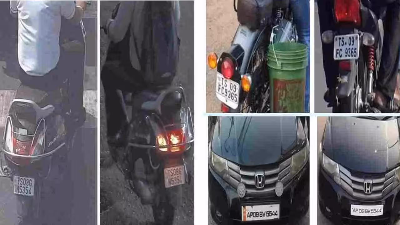 Fake Number Plates Hyderabad | ట్రాఫిక్ చలాన్ల నుంచి తప్పించుకోవడానికి నకిలీ నంబర్ ప్లేట్లు వాడుతున్నారా?