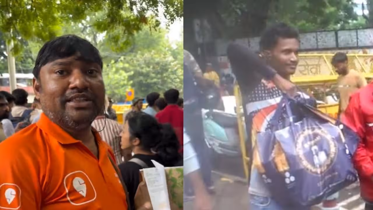 Anonymous Swiggy and Zomato Orders Flood Jantar Mantar Protests