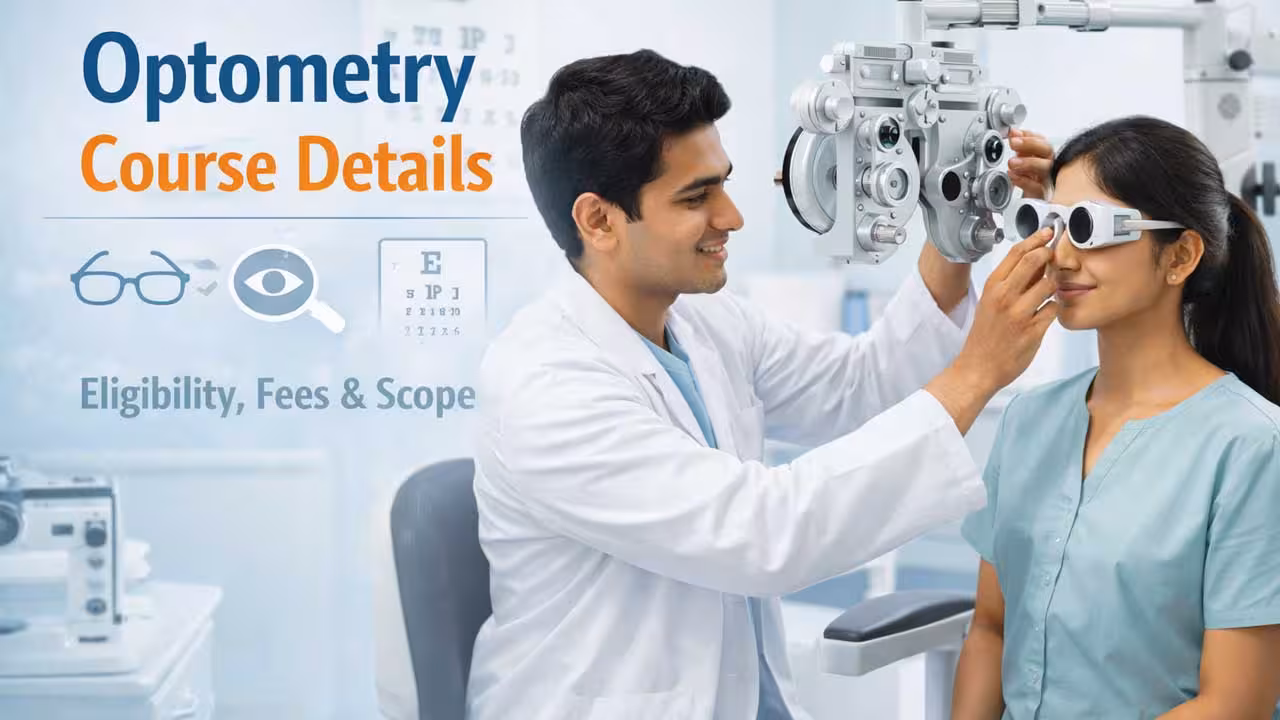 B.Optometry | హెచ్సీయూలో ‘ఆప్టోమెట్రీ’ డిగ్రీ కోర్సు.. ‘నీట్’ మెరిట్ ఆధారంగా సీట్ల కేటాయింపు