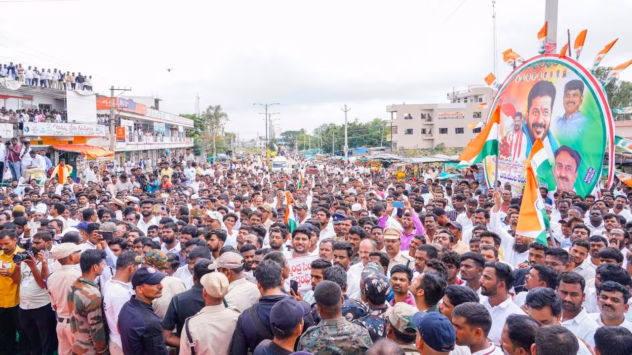 CM Revanth Reddy Slams Modi and KTR Over NEET Paper Leak in Kodangal Rally