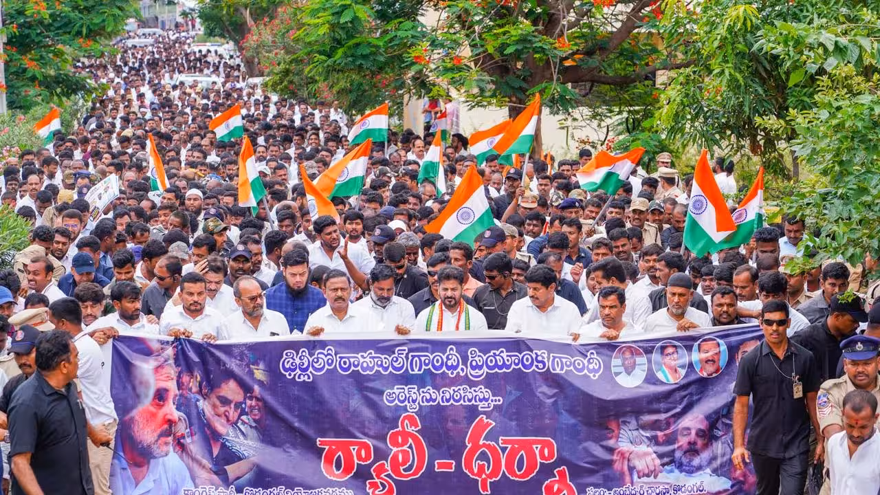 CM Revanth Reddy Slams Modi and KTR Over NEET Paper Leak in Kodangal Rally