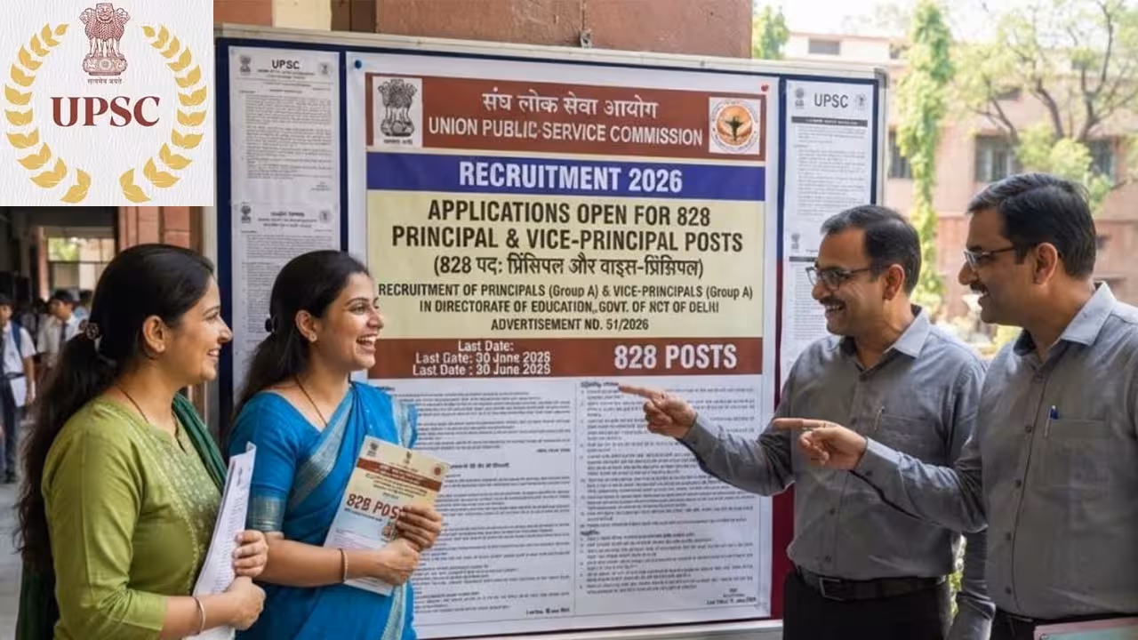 UPSC Recruitment | బీఈడీ అర్హతతో యూపీఎస్సీ ప్రిన్సిపాల్, వైస్ ప్రిన్సిపాల్ ఉద్యోగాలు