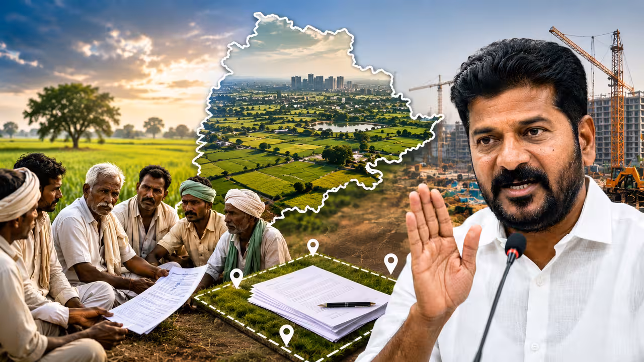 ల్యాండ్ పూలింగ్ ’60:40′ ఆఫర్: భూమి ఇచ్చేముందు ప్రతి రైతు తెలుసుకోవాల్సిన 5 పక్కా నిజాలు!
