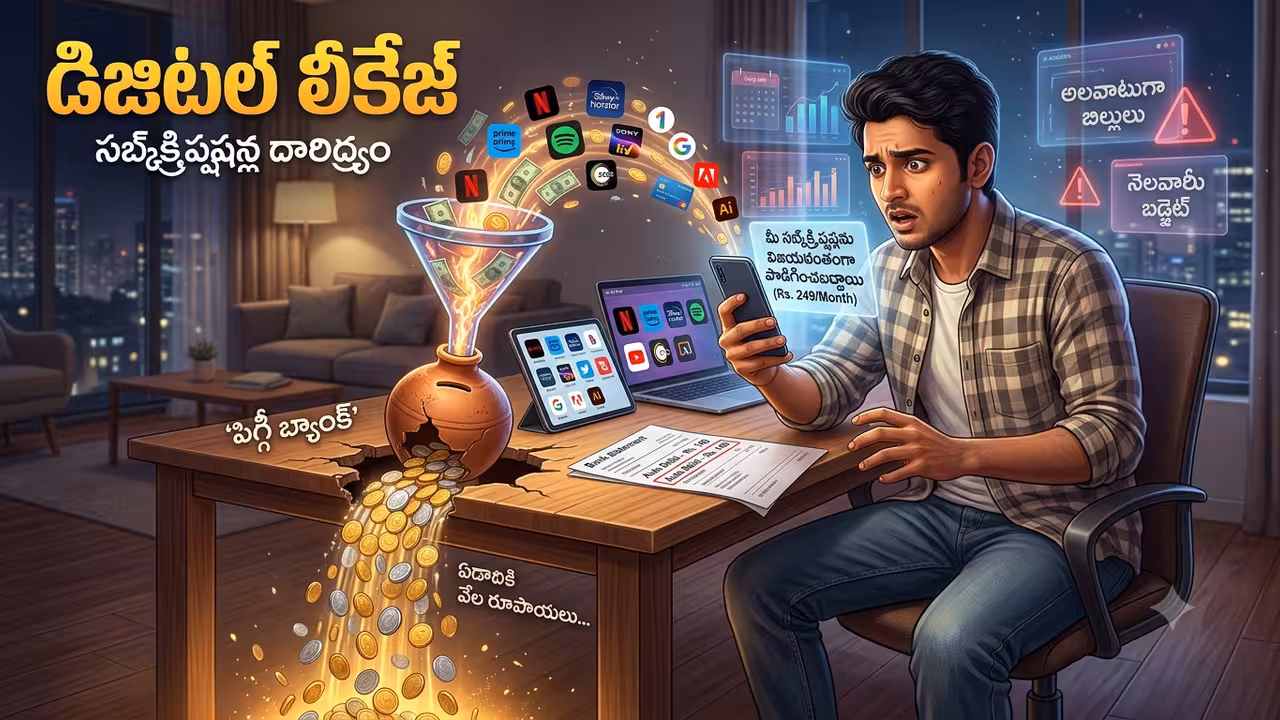 ఓటీటీలు, డిజిటల్ యాప్ల సబ్స్క్రిప్షన్లు వాడుతున్నారా?.. మన దృష్టికి రాకుండానే కరుగుతున్న జీతం!