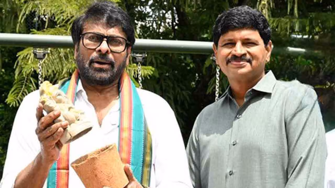 Megastar Chiranjeevi | సీడ్ గణేశుడిని పూజించండి.. మీ ఇంట్లోనే మొక్కై ఆశీర్వదిస్తాడు : చిరంజీవి