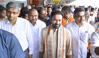 Kishan Reddy | వికారాబాద్ రైల్వే స్టేషన్లో రూ.27 కోట్లతో అభివృద్ది పనులు.. ఏడాది చివరికి మెరుగైన సౌకర్యాలు: కిషన్రెడ్డి
