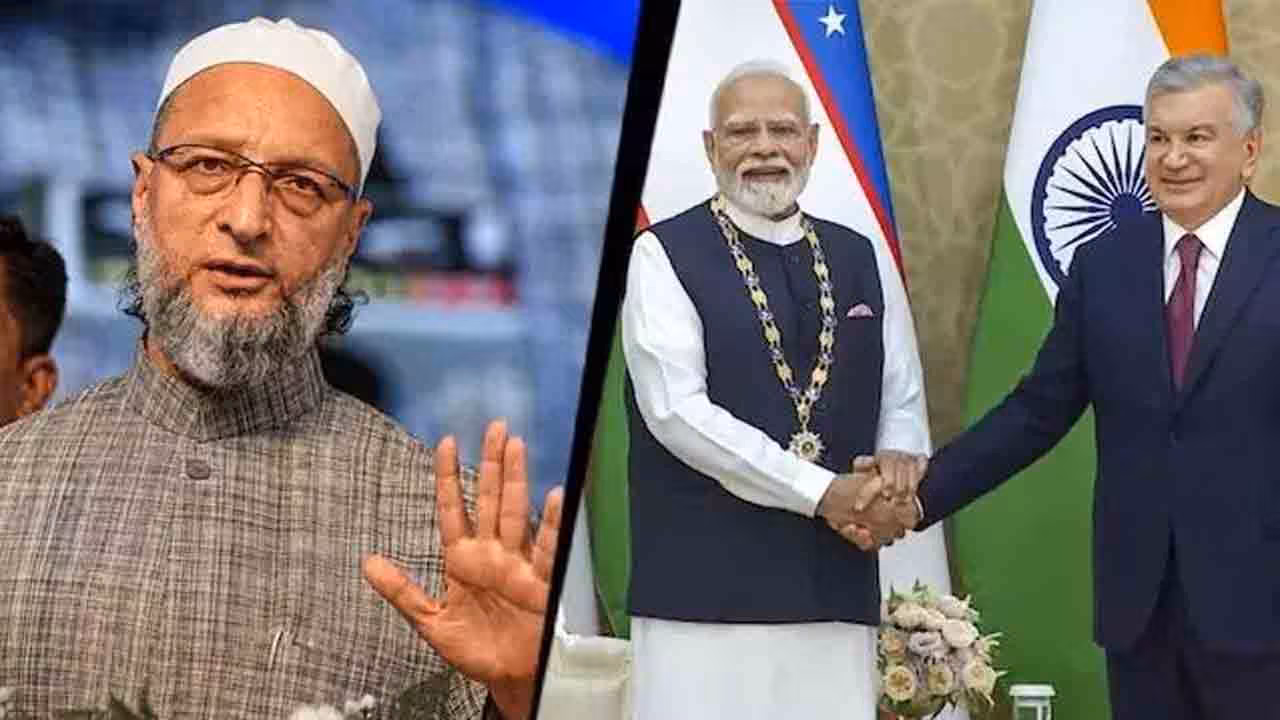 Asaduddin Owaisi | బాబర్ పుట్టిన దేశం నుంచే ప్రధానికి అత్యున్నత పురస్కారం.. సంఘ్ సభ్యులు ఆలోచించుకోండి : ఒవైసీ