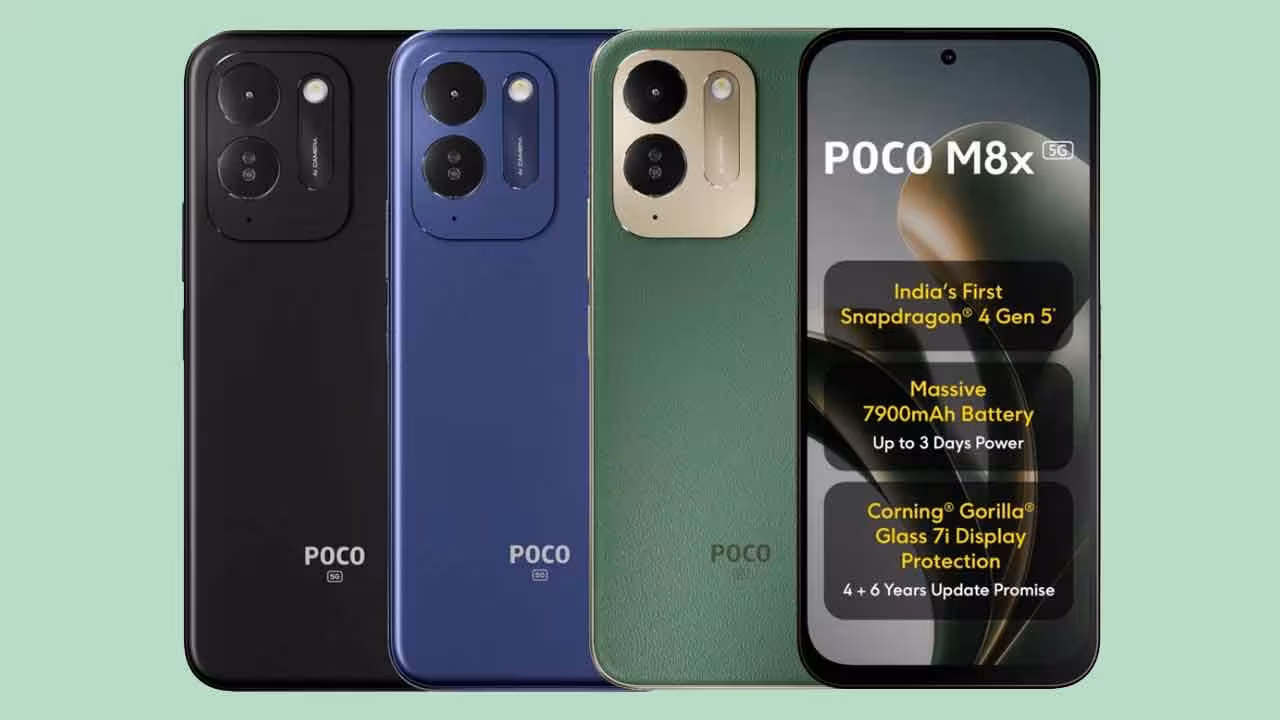 POCO M8x 5G | భారీ బ్యాటరీ, డిస్ప్లేతో లాంచ్ అయిన పోకో కొత్త ఫోన్.. ఫీచర్లు అదిరాయి..