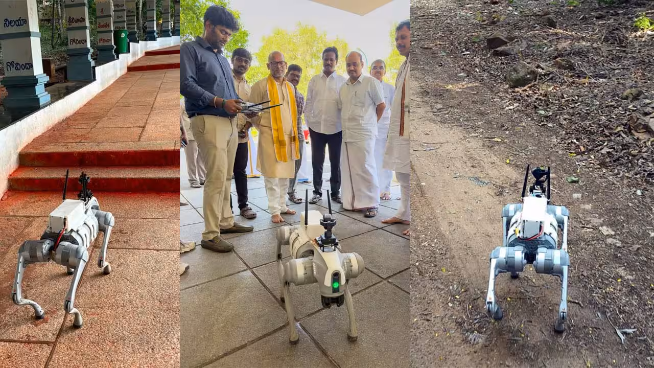 Tirumala | శేషాచలం అడవుల్లో ‘రోబో డాగ్’ నిఘా.. భక్తుల భద్రతకు టీటీడీ సరికొత్త అడుగు..