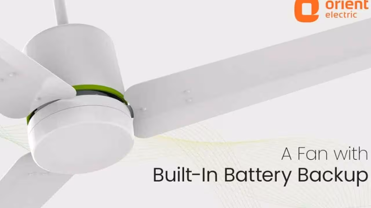 Orient Electric | విద్యుత్ కోత ఉన్నా ఇక నో టెన్షన్.. 10 గంటలు నడిచే బ్యాటరీ సీలింగ్ ఫ్యాన్..