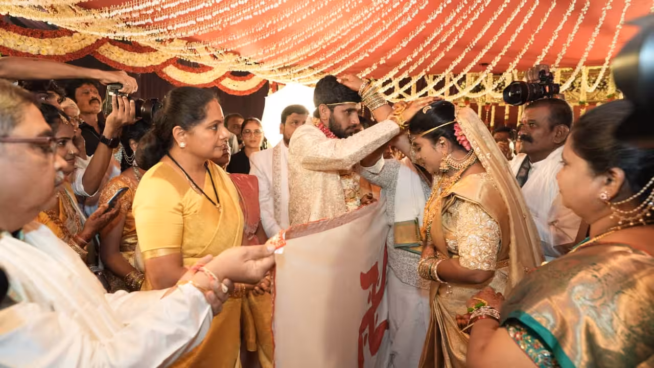 Kalvakuntla Kavitha Ties Wedding Knot to Bride Here’s Why